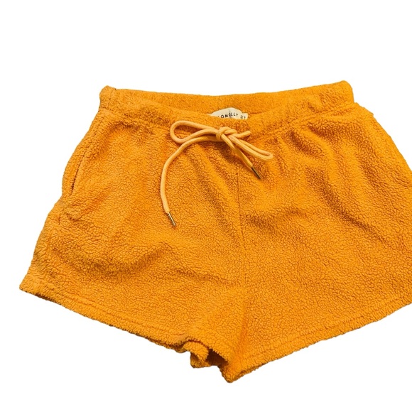 ⭐️ HELLO MOLLY Orange Burning Up Fuzzy Shorts - Picture 4 of 7